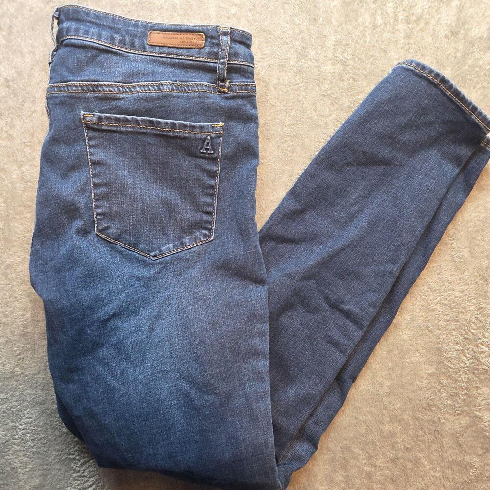 Articles Of Society Glendale Skinny Jeans Womens Blue Wash Mid Rise Denim